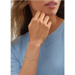 Silpada 'Pagosa' Bracelet in Gold-Plated Silver, 7.5" + 2"